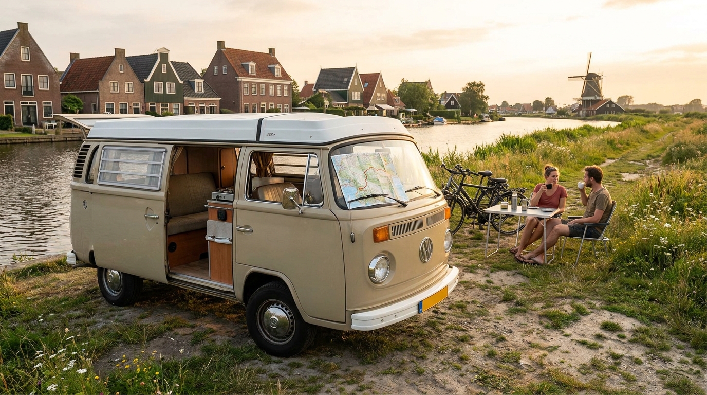 Map for Budget RV Itinerary in Amsterdam - Affordable Routes 2026